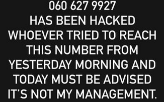 Boohle Booking Number 0606279927 Hacked