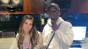 Blxckie With Canadian Singer, Nelly Furtado In Studio