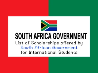 2024 Government of South Africa Scholarships for International Students
