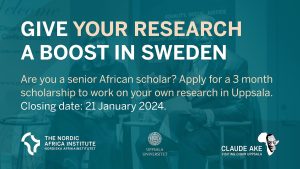 2024 Nordic Africa Institute Claude Ake Scholarships