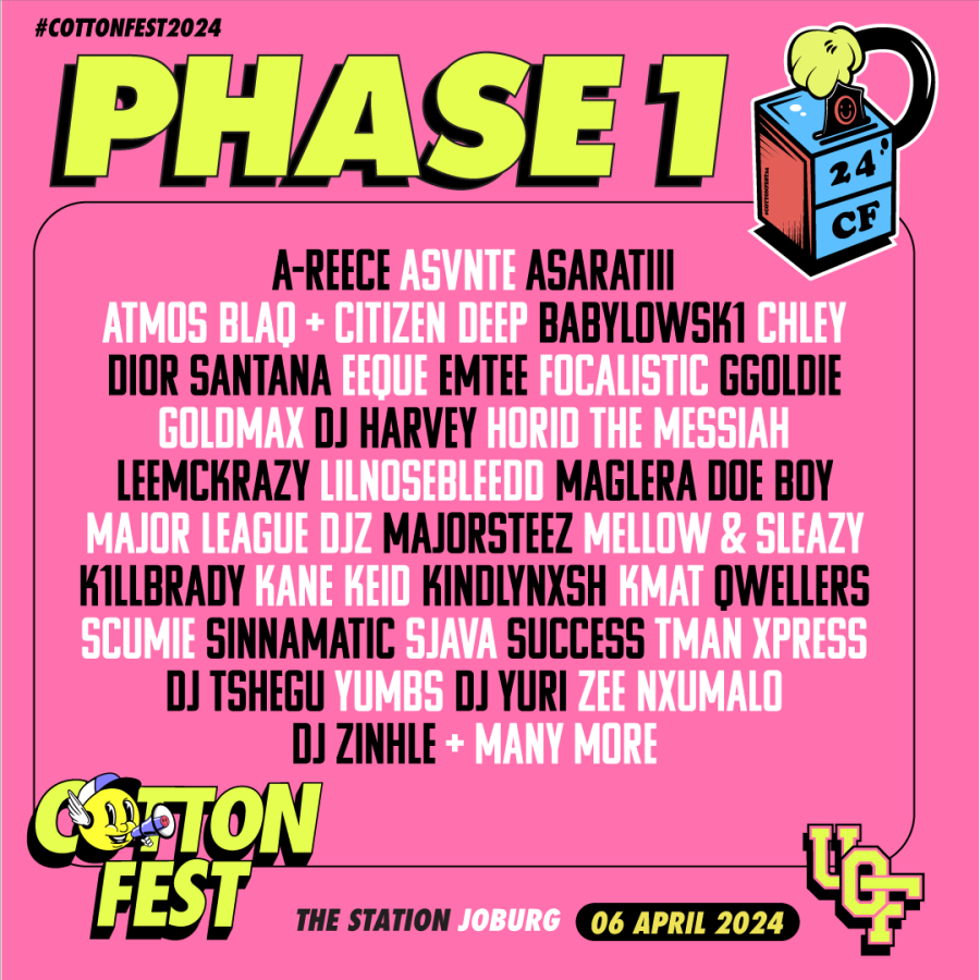 Cotton Fest Phase 1 Lineup Reveal