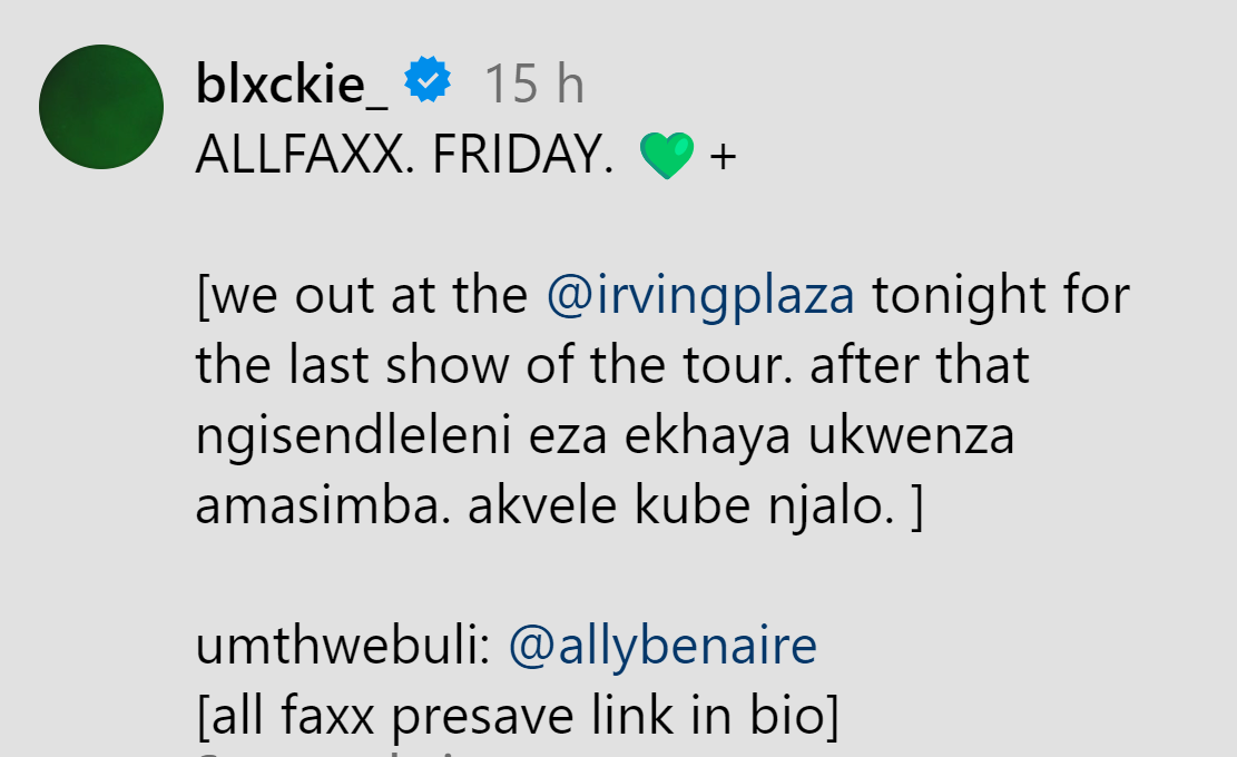 Blxckie Set to Release New Single All Faxx