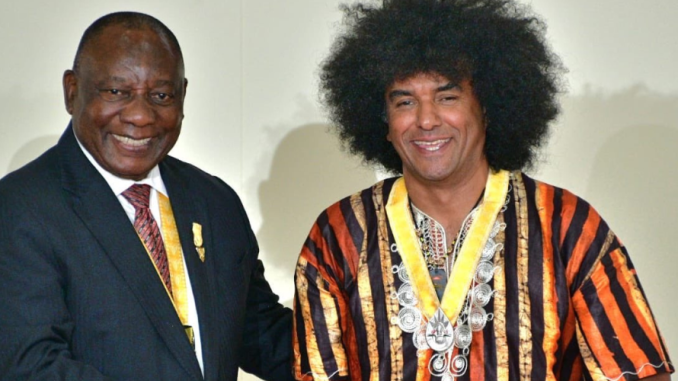 Emile YX Has Been Awarded The Order Of Ikhamanga