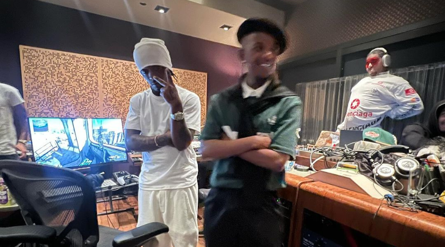 Maglera Doe Boy and Lil Uzi Vert in the studio