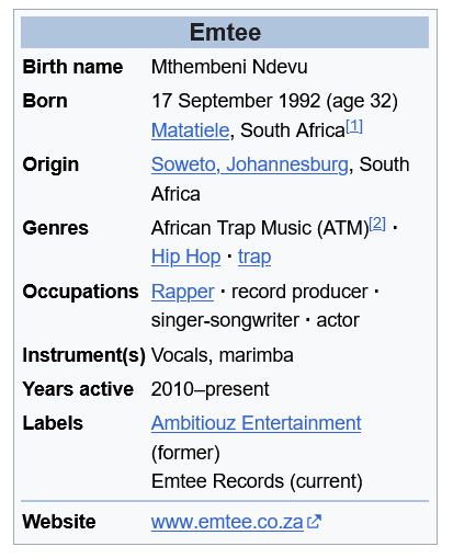 Emtee Bio